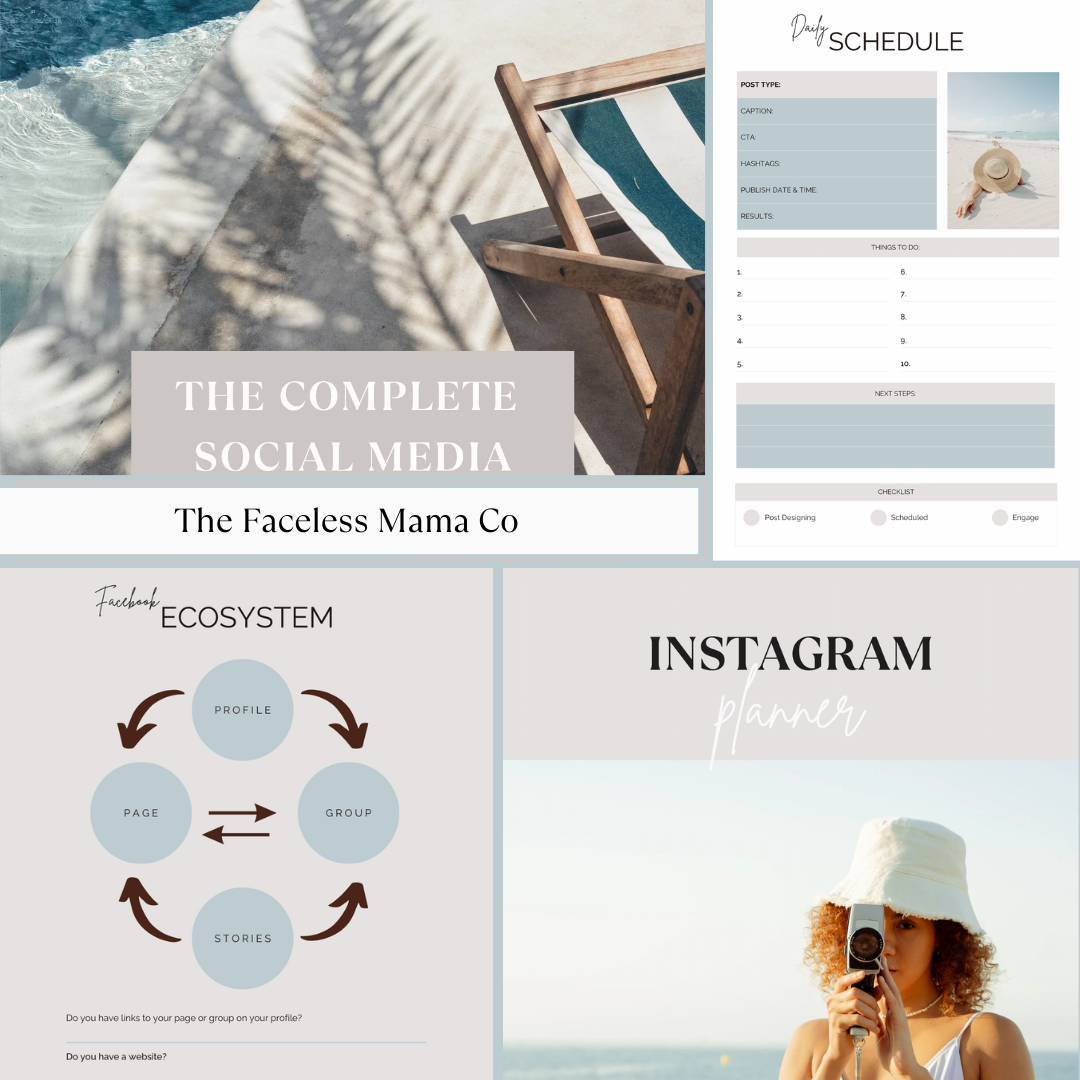 The COMPLETE SOCIAL MEDIA PLANNER - maximize your social media presence