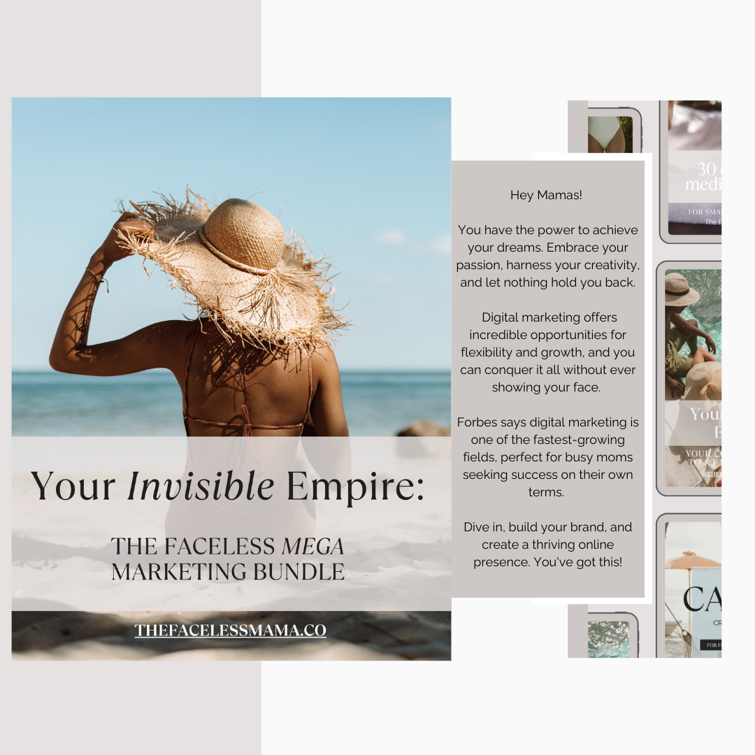Your Invisible Empire: The Faceless Mega Marketing Bundle