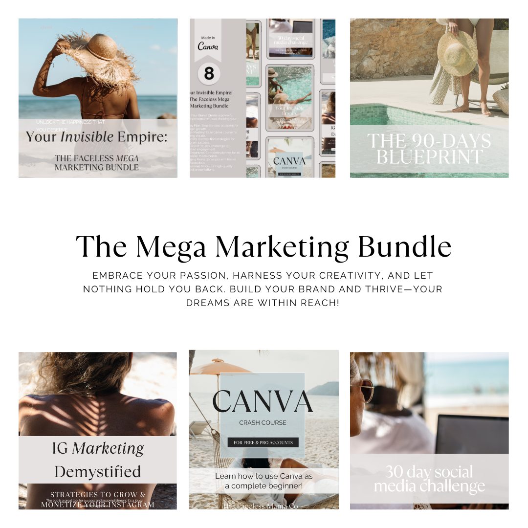 Your Invisible Empire: The Faceless Mega Marketing Bundle