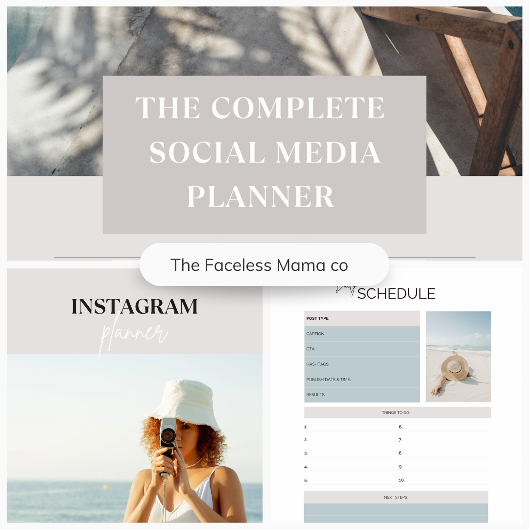 The COMPLETE  SOCIAL MEDIA PLANNER  - maximize your social media presence