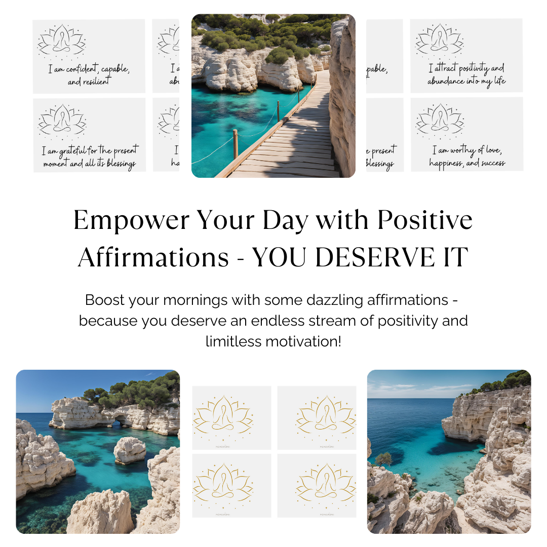 Empower Your Day: 12 Positive Affirmation Cards to Brighten Your Life