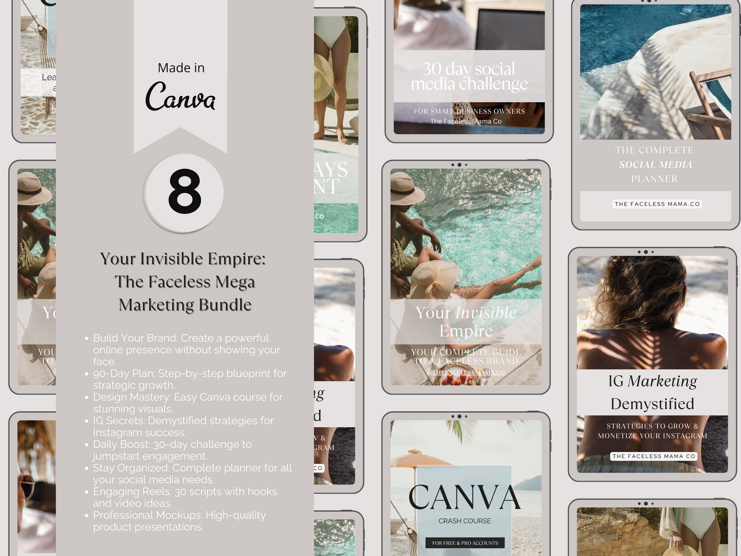Your Invisible Empire: The Faceless Mega Marketing Bundle