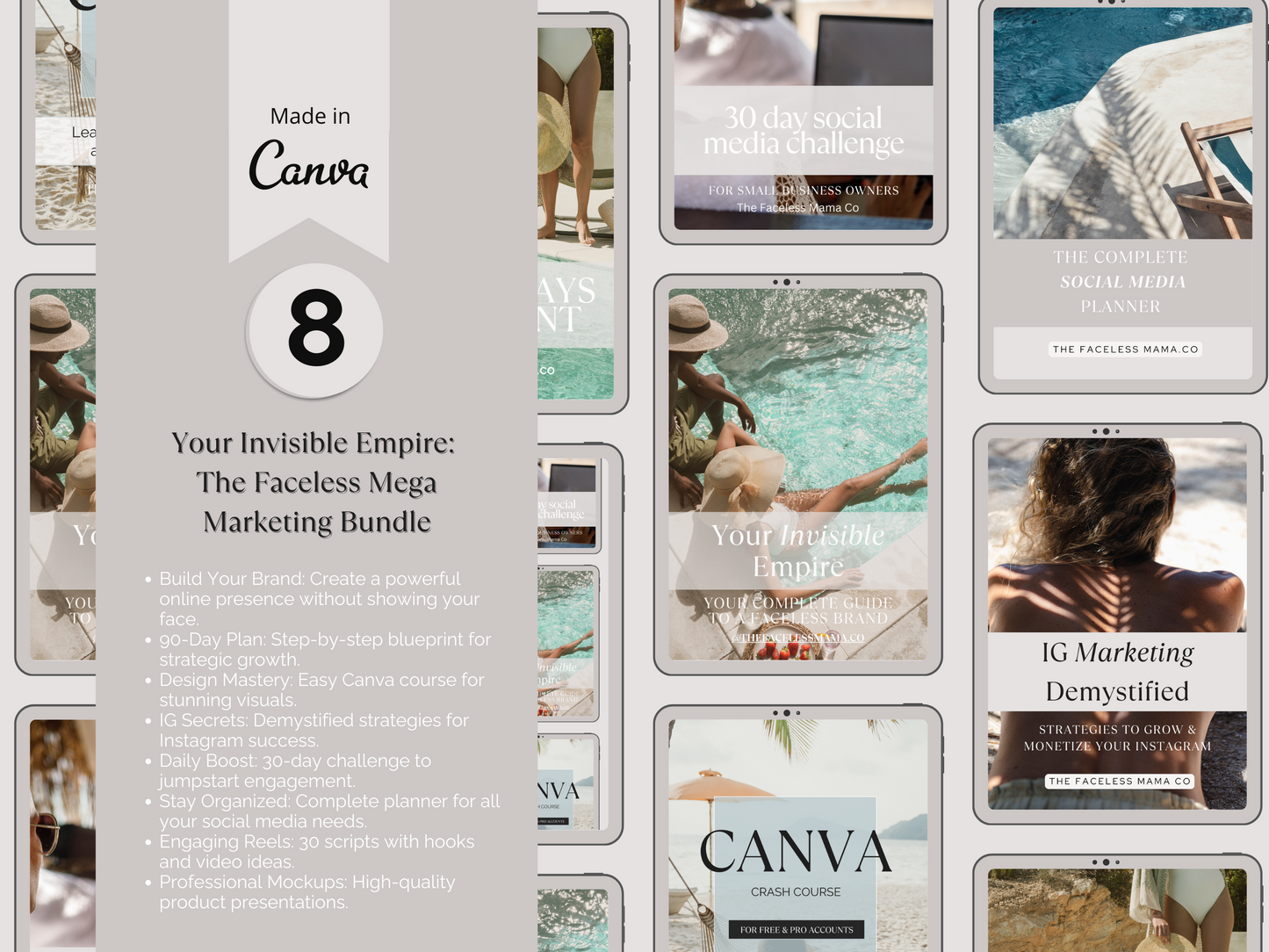 Your Invisible Empire: The Faceless Mega Marketing Bundle